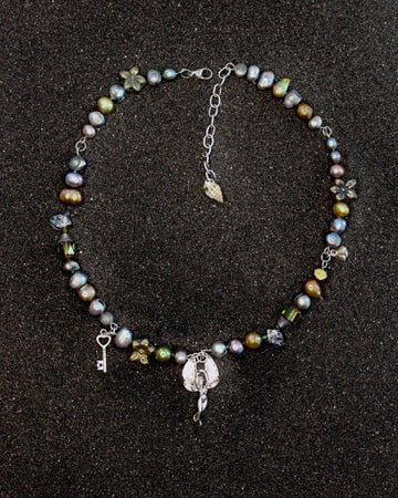 Silver Garden Fairy Necklace