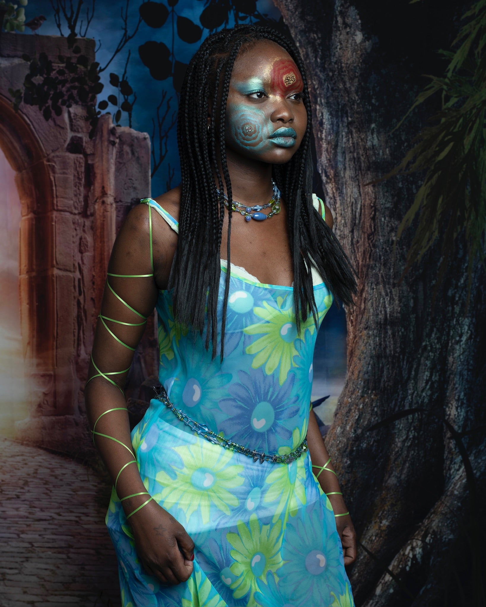 Flooded Forest Waist Bead