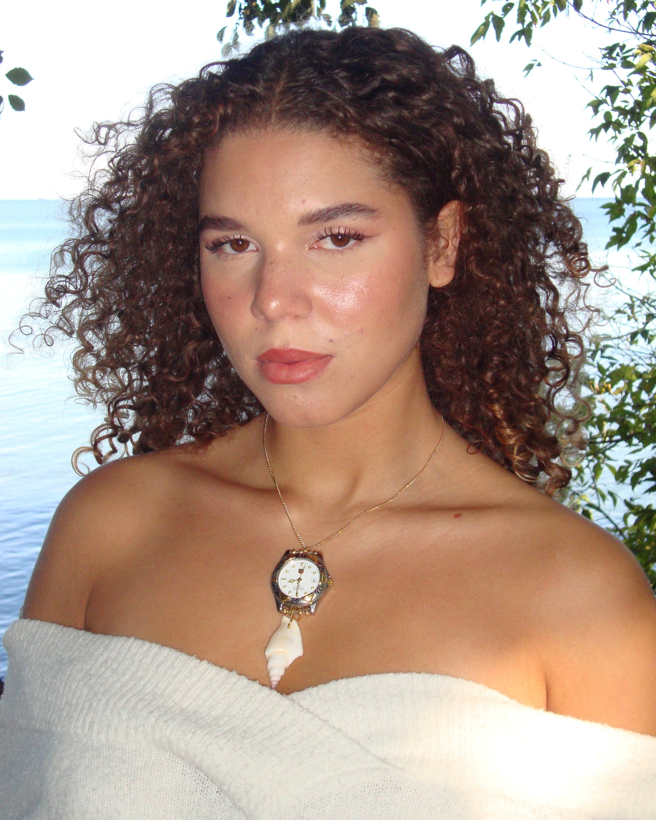 Coastal Coffee Office Siren Necklace