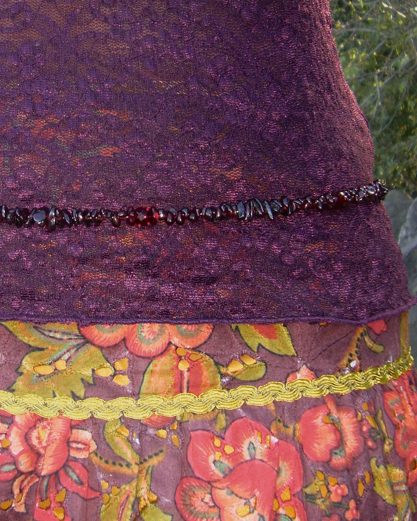 Blood of Garnet Waist Bead