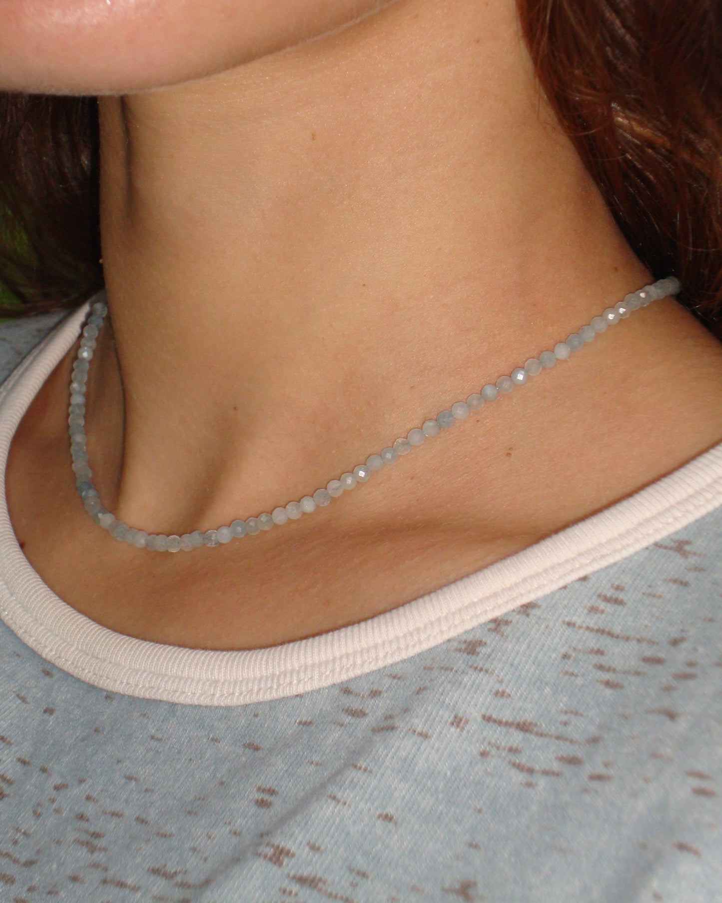 Pure Aquamarine Necklace