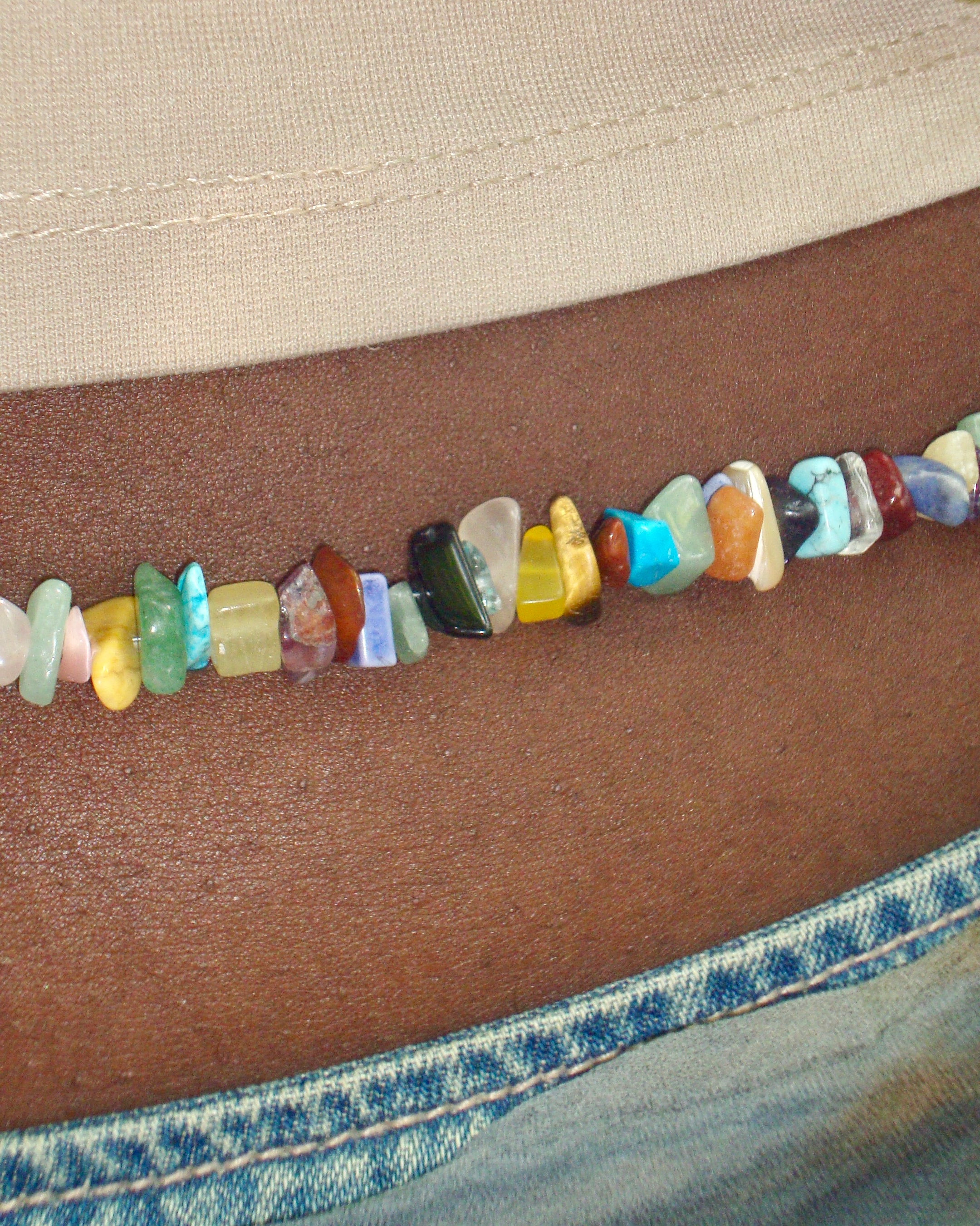 Gemstone Beach Waist Bead