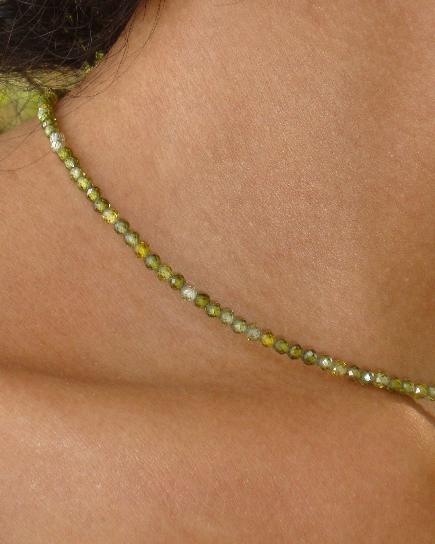 Moss Pure Zircon Necklace