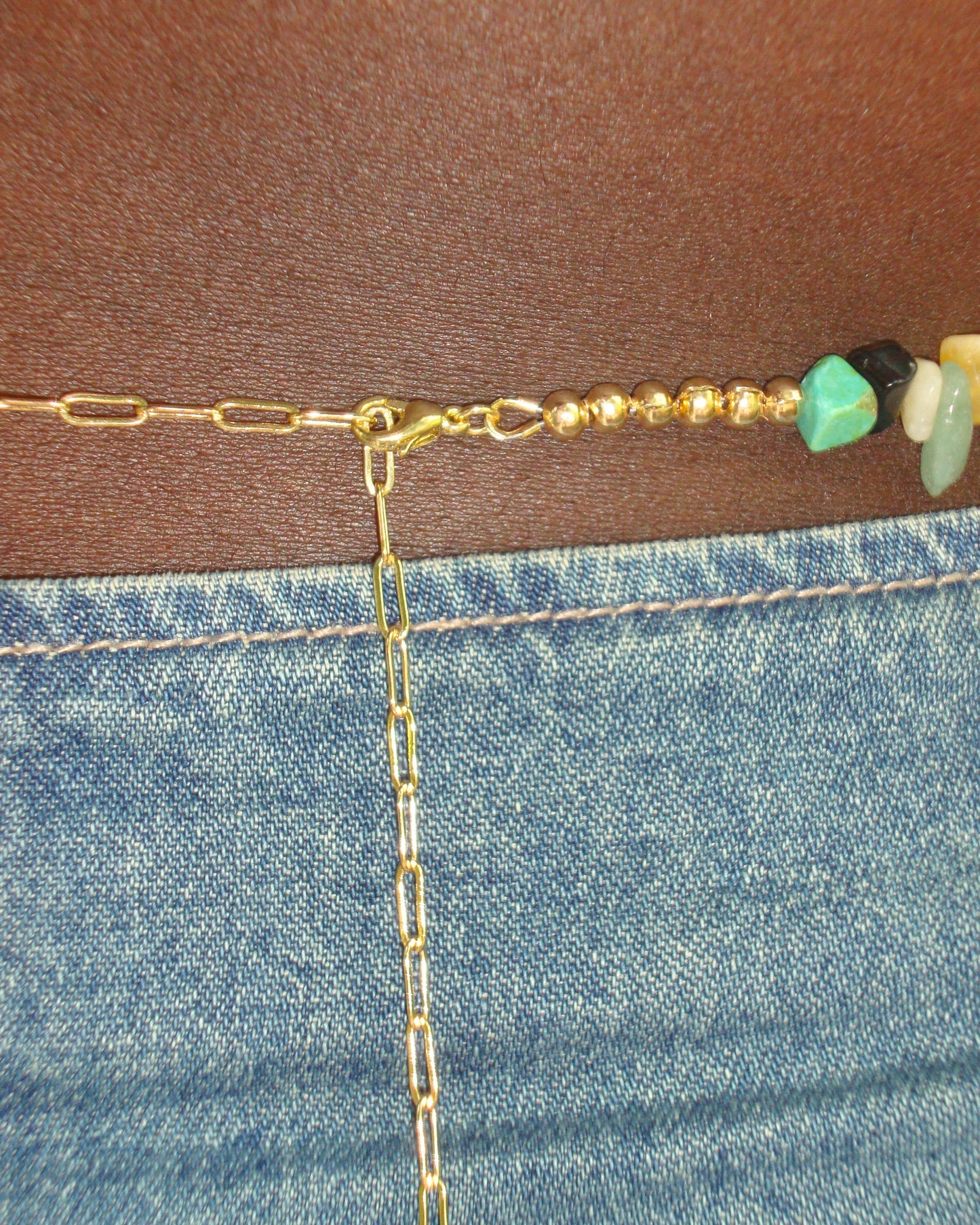 Gemstone Beach Waist Bead