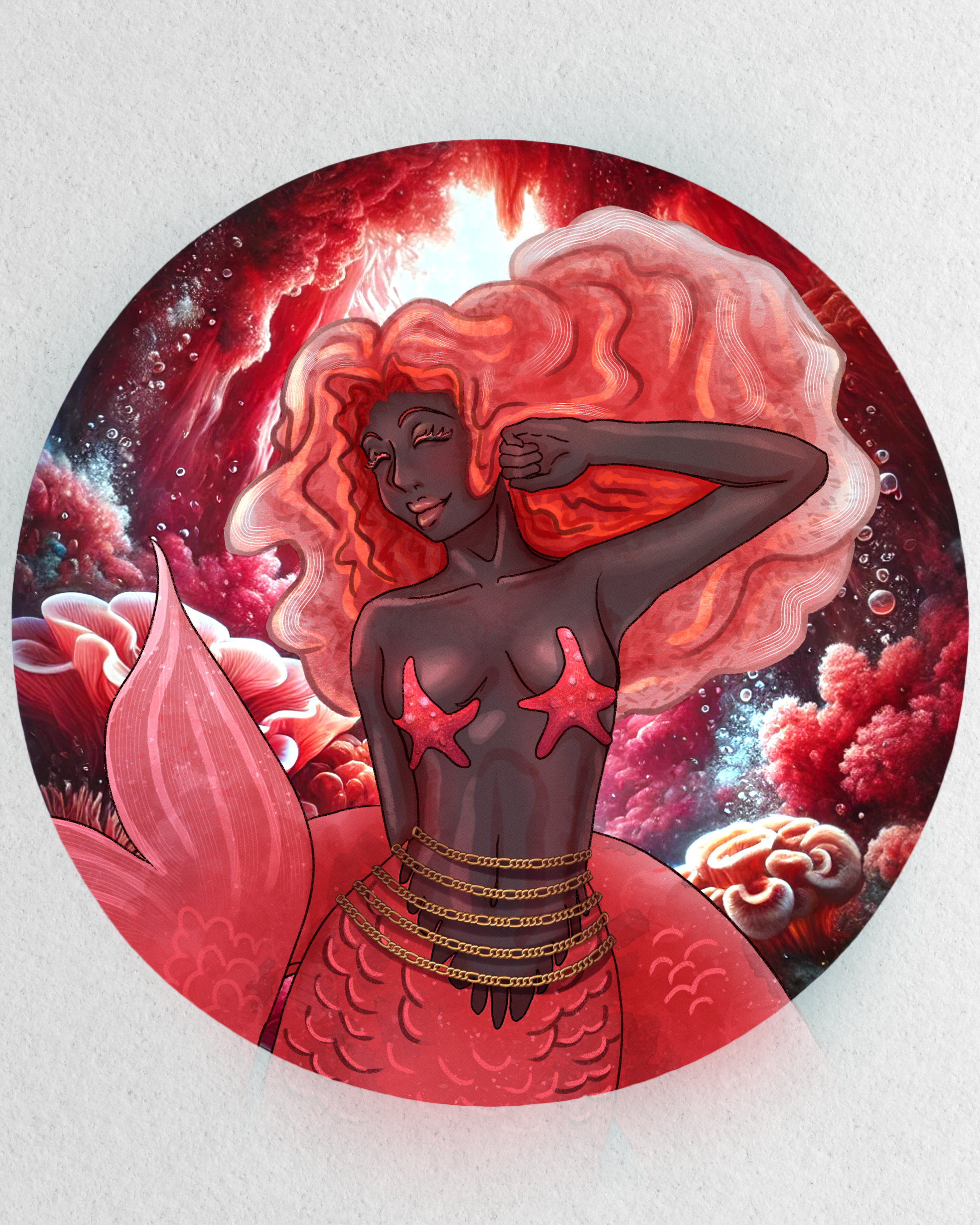 Cotton Candy Rain Waist Chain