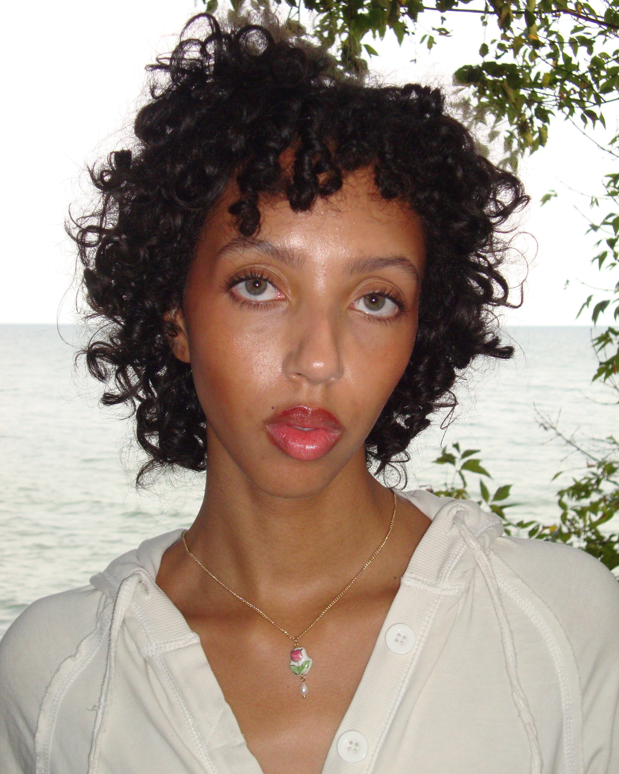 Porcelain Petals Necklace