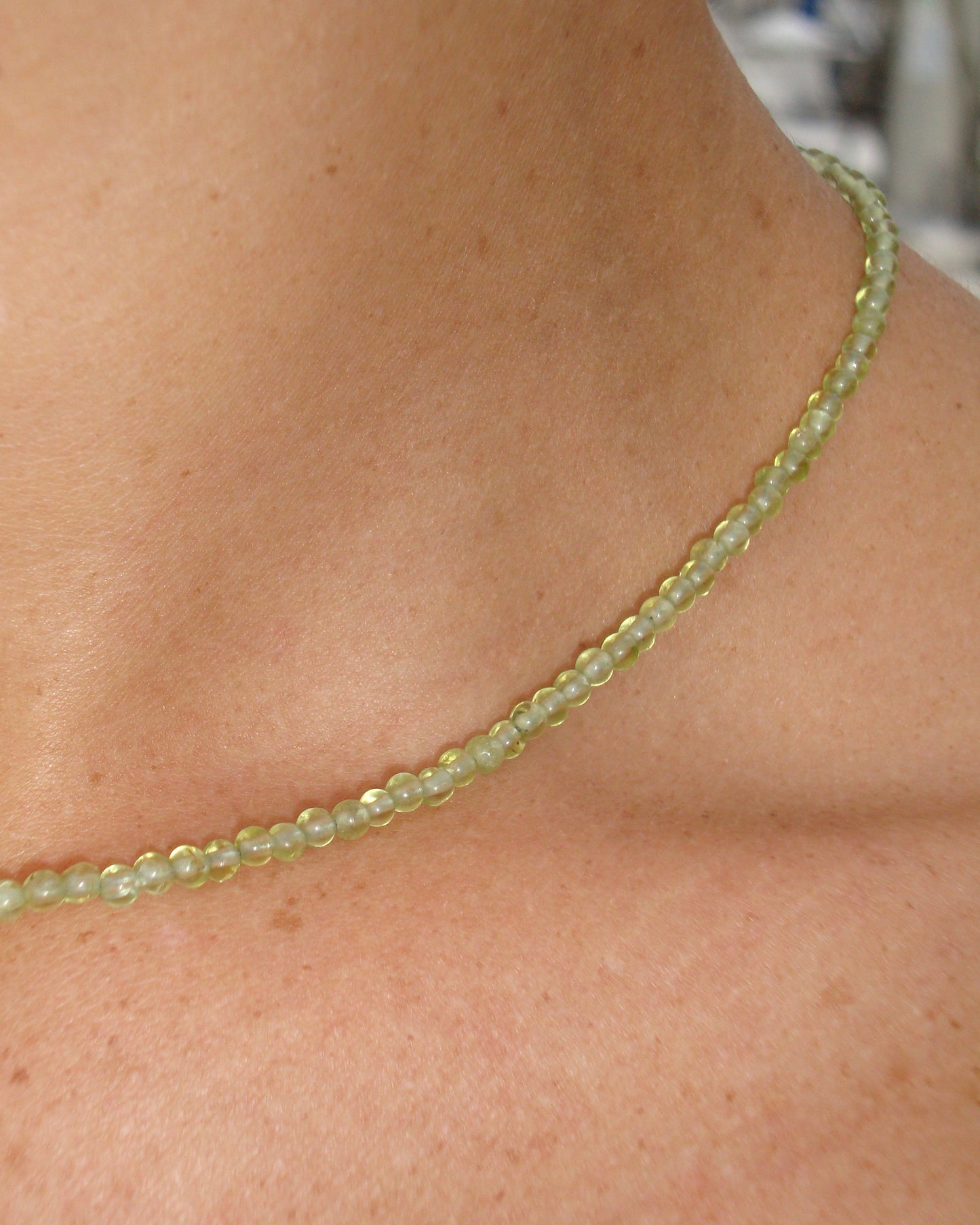 Pure Peridot Necklace