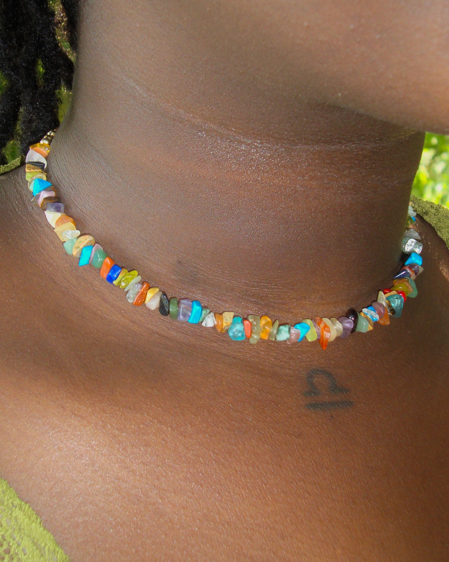 Gemstone Beach Necklace